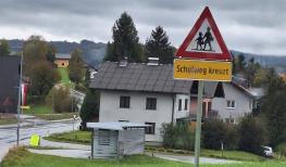Schulweg kreuzt